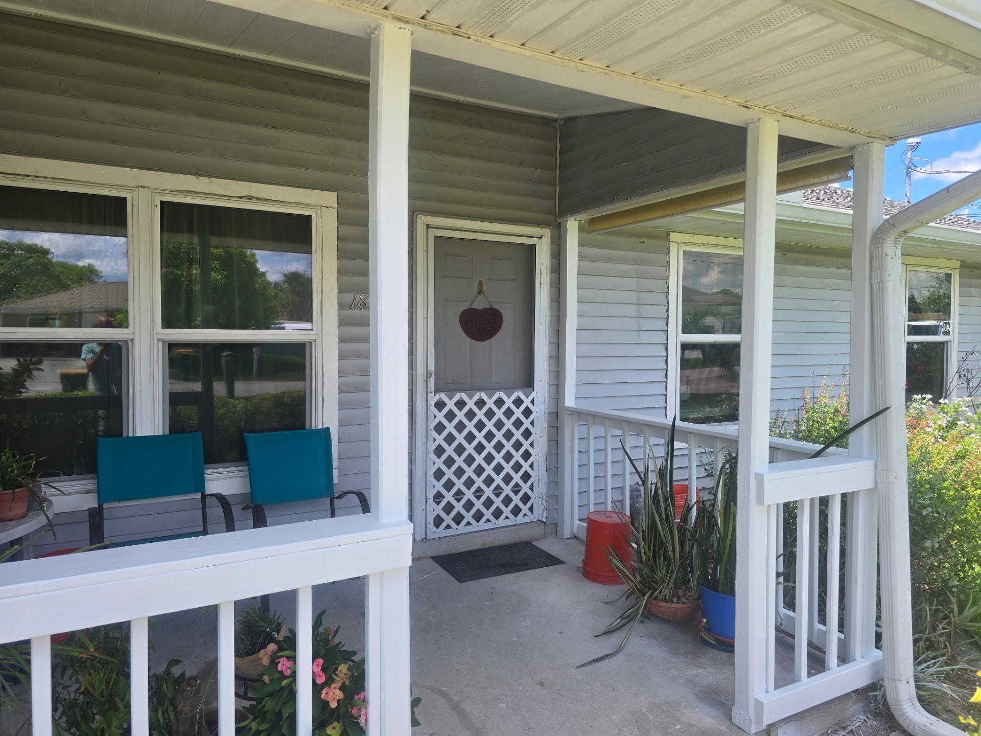 Porch Refresh before