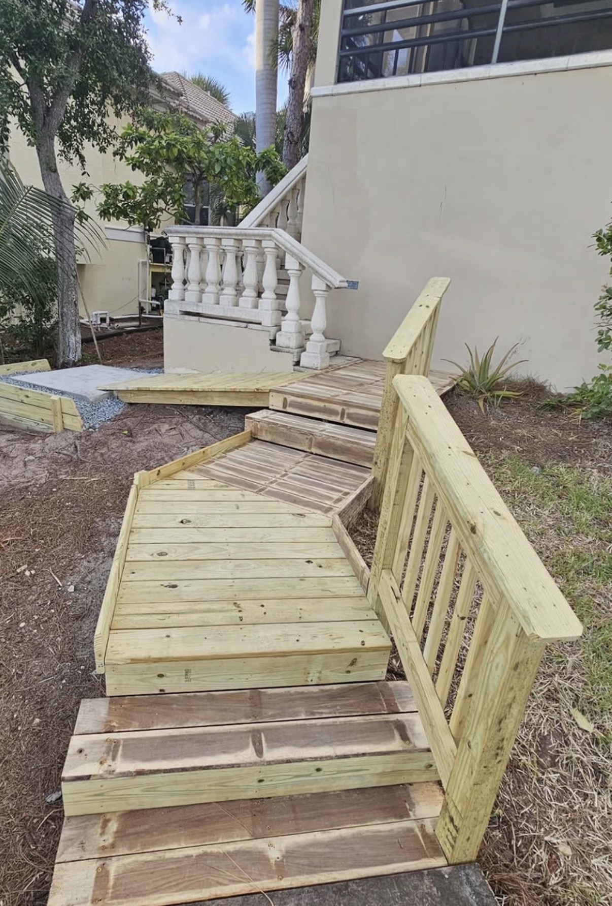 Deck & Walkway Rebuild after